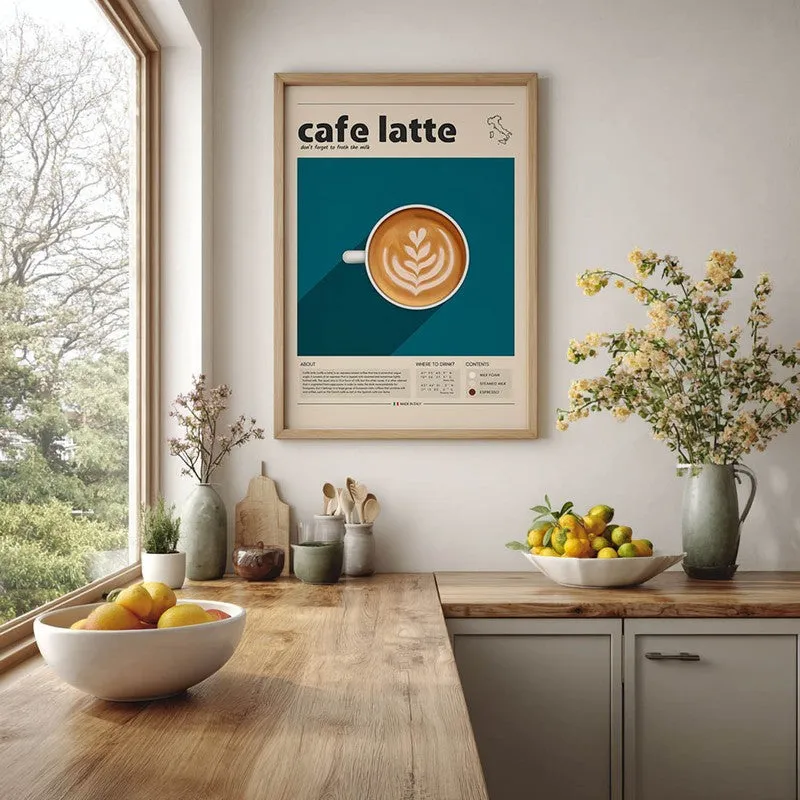 Barista Bloom Archival Canvas Wall Art - Brown media 6