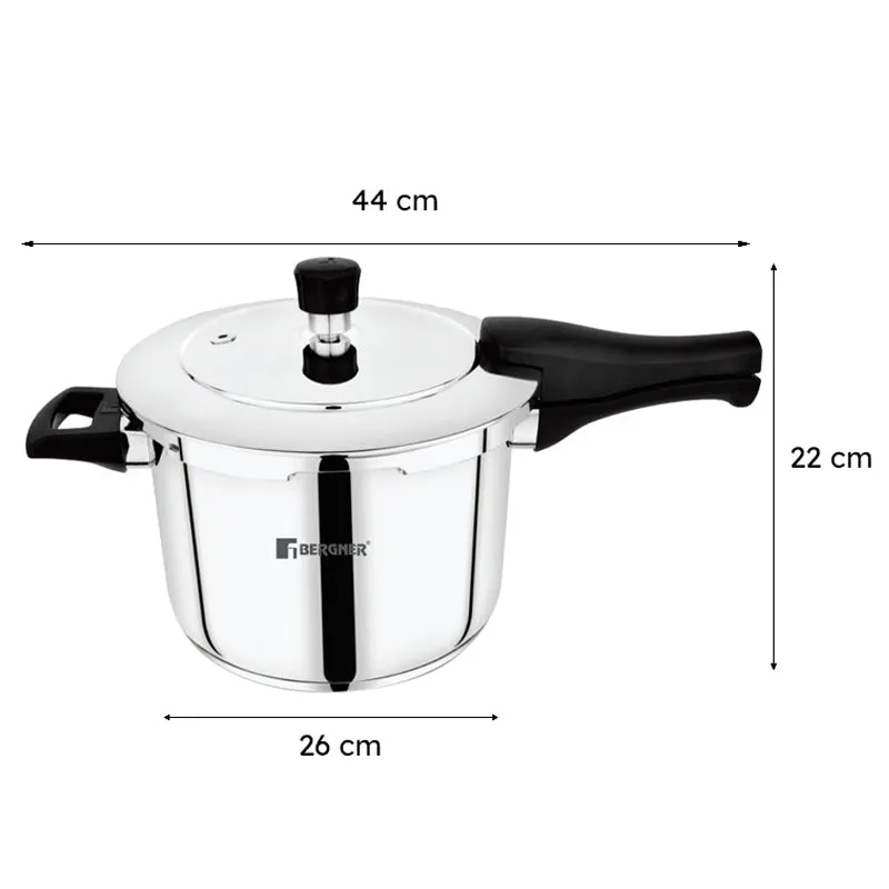 Bergner Induction Safe Pressure Cooker - 6500 ml/22 Inches media 9