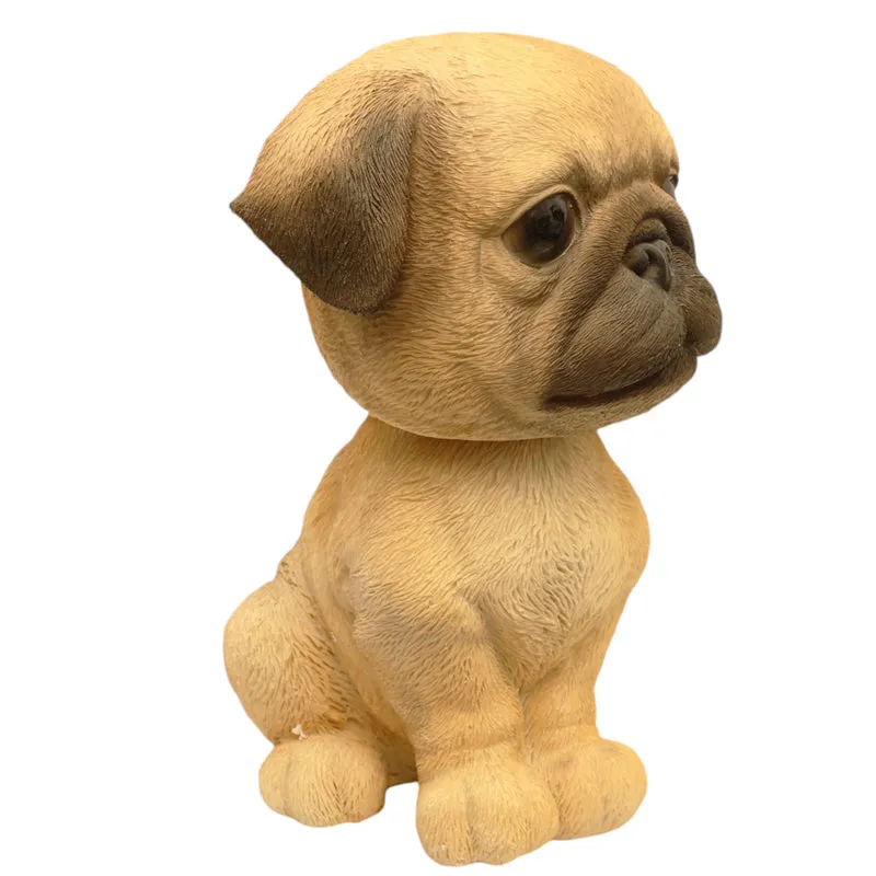 Bobble Head Pug Showpiece media 3