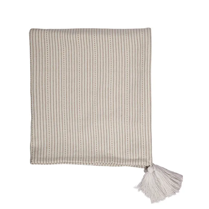 Stripe Haven Cotton Throw media 3