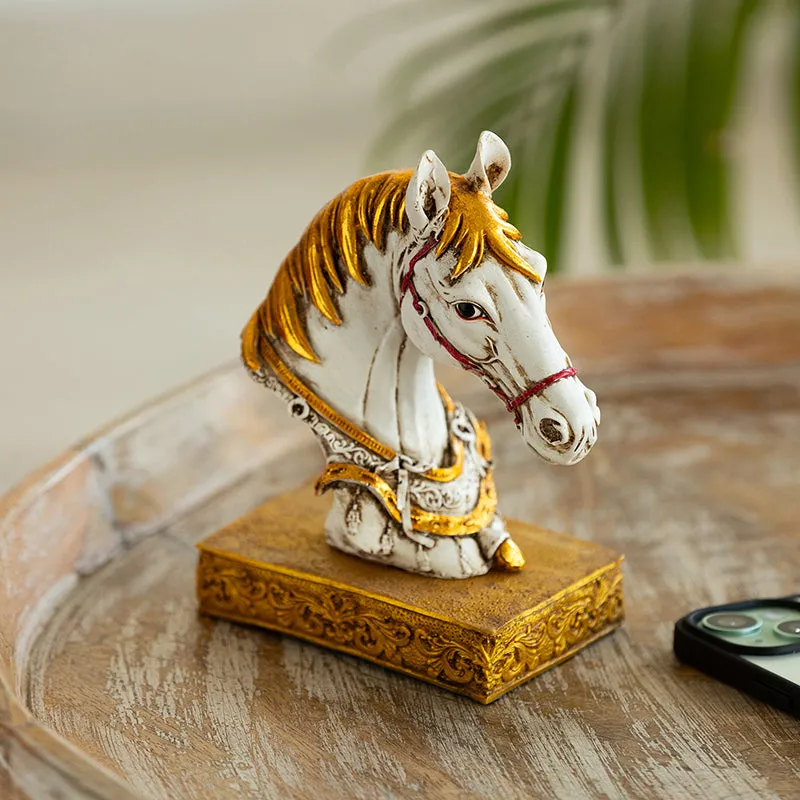 Ashwamugha Resin Showpiece media 1