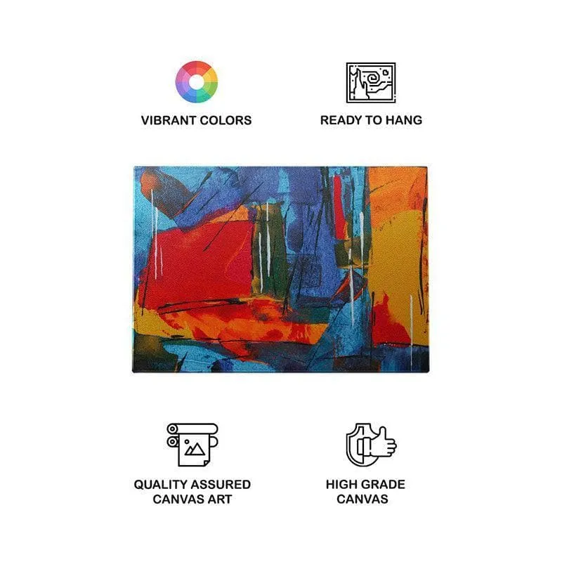 The Brushstrokes Canvas Painting - Gallery Wrap media 4