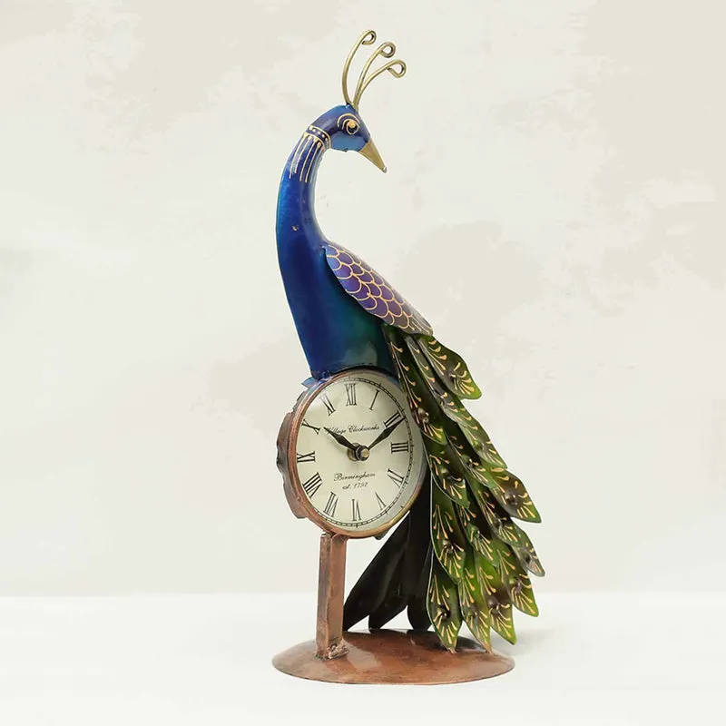 Mayura Showpiece with Clock media 5