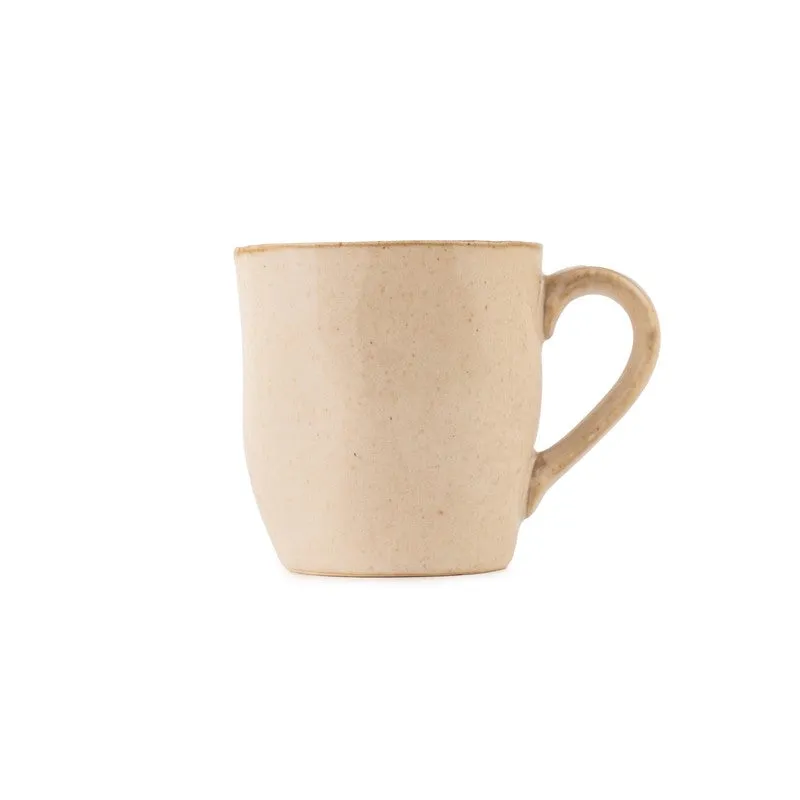 Elowen Porcelain Tea Cup (180 mL Each,Beige) - Set Of Six media 5
