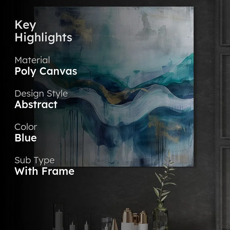 Calm Currents Abstract Wall Painting media 2