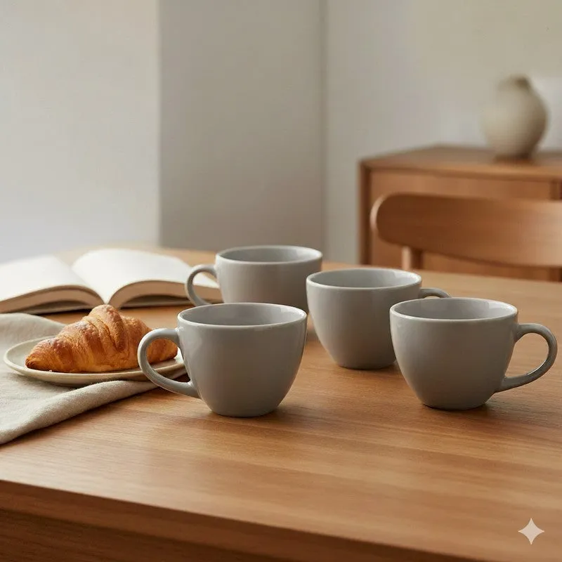 Artisan Ceramic Tea Cup (180 mL Each) - Set Of Four media 1