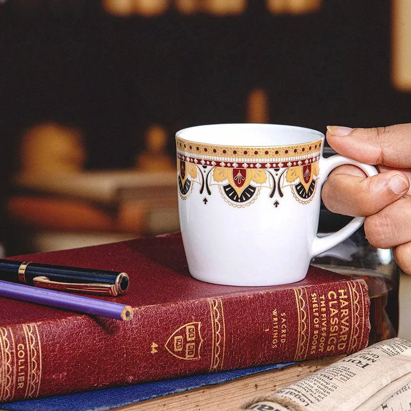 Sonaki Sukrita Bone China Tea Cup (200 mL Each) - Set of Six media 1