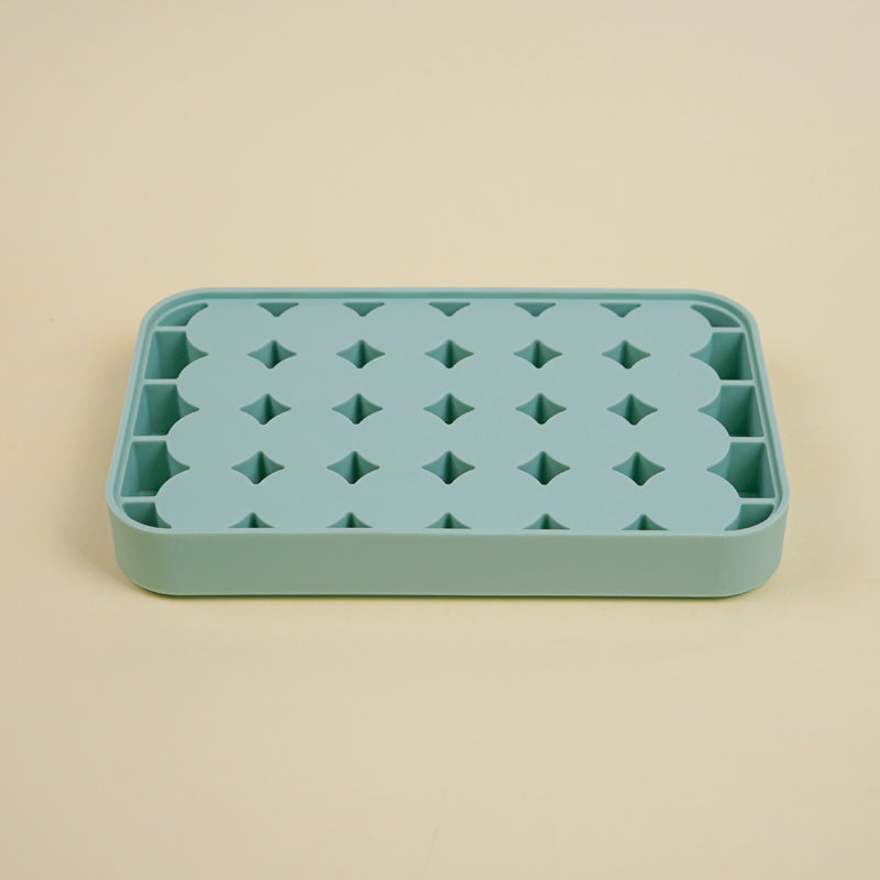 Geometric Silicone 24-Cube Ice Mould - Green image 6