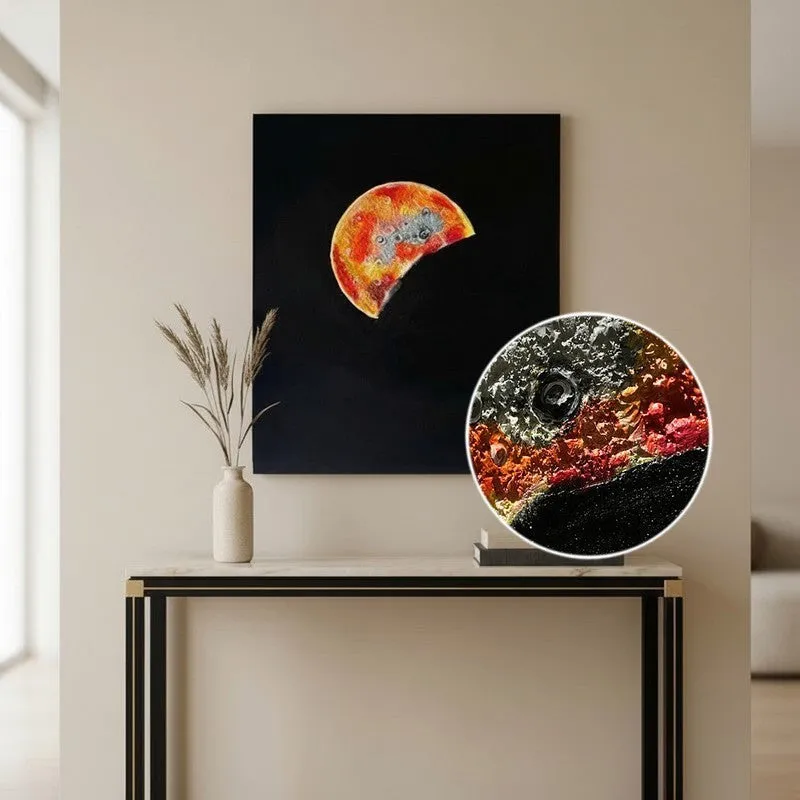 Linear Balance Handmade Canvas Wall Painting media 4