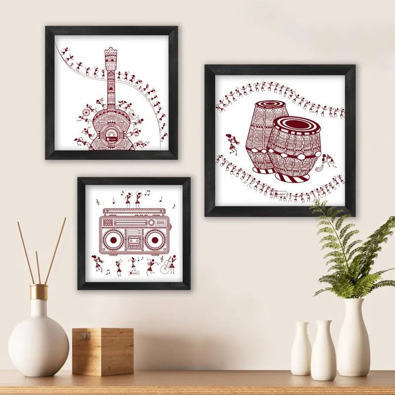 Symphony Of Folks Wooden Wall Art media 1