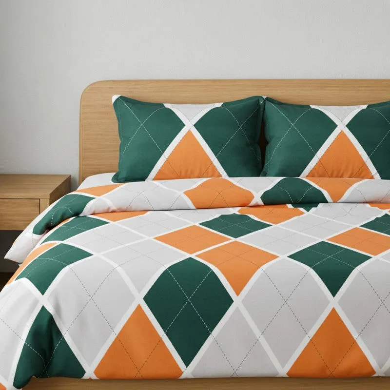 Checkered Microfiber Bedsheet - 125 GSM media 4