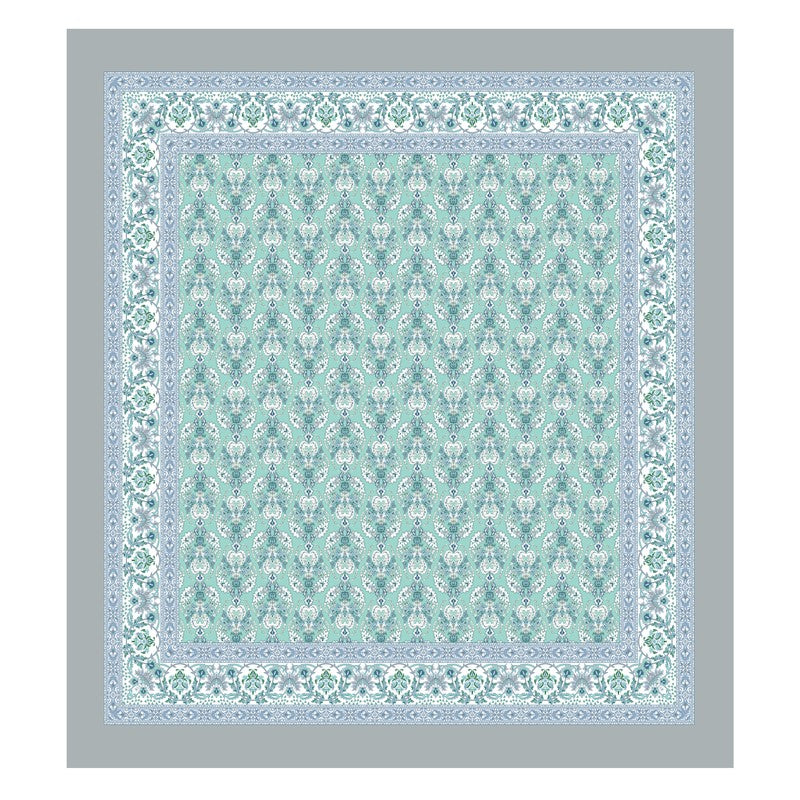 Rang Flowy Cotton Bedsheet (Blue) - 120 TC media 4