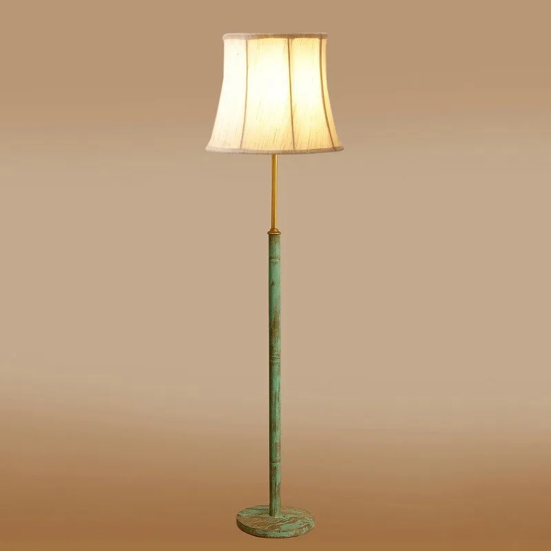 Misty Morning Wooden Floor Lamp - White media 6