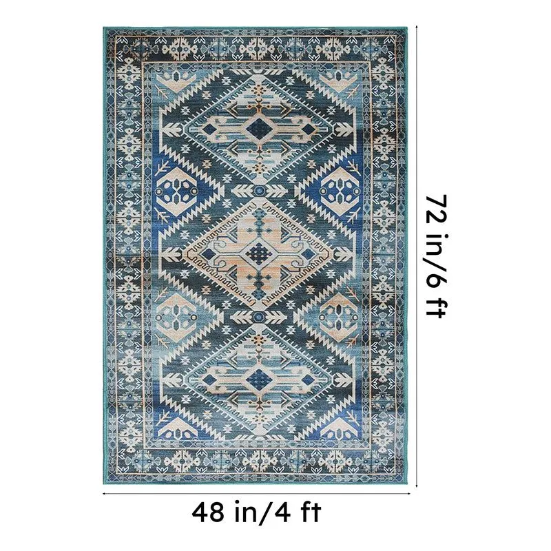 Mariell Velvet Rectangle Anti-Skid Carpet media 8