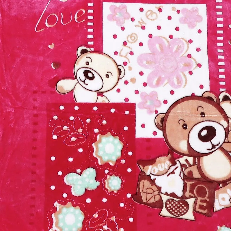 Monte Carlo Cuddly Bear Comfort Blanket - 550 GSM media 5