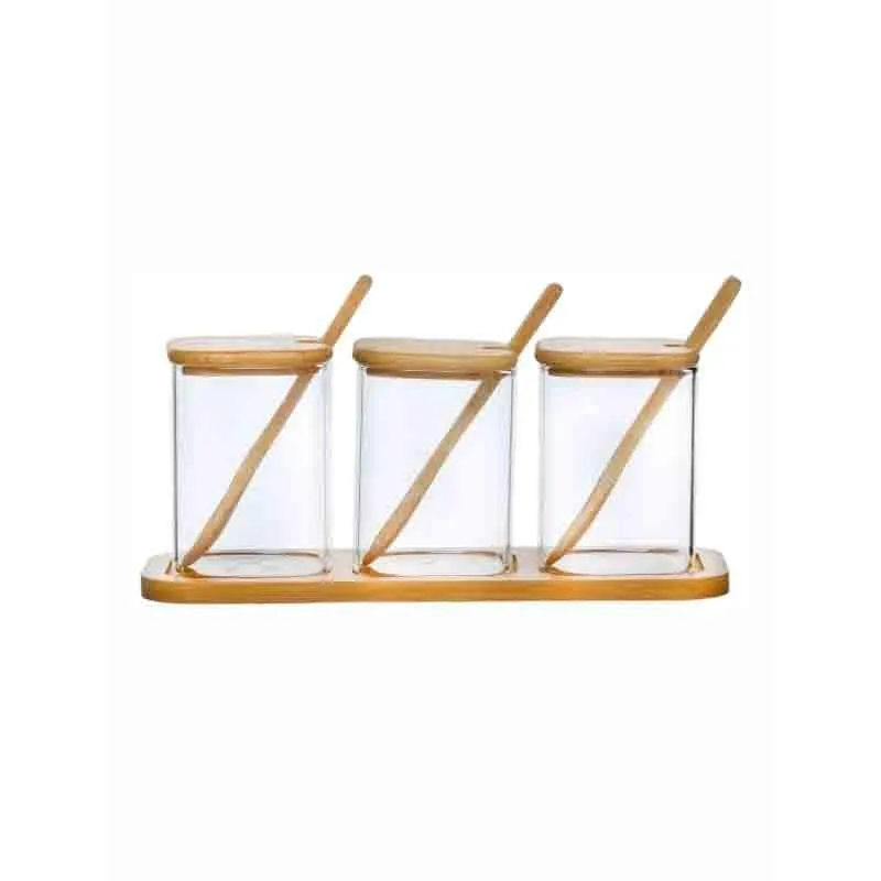 Prep It Masala Jar Square(230 mL Each) - Set of Three media 3