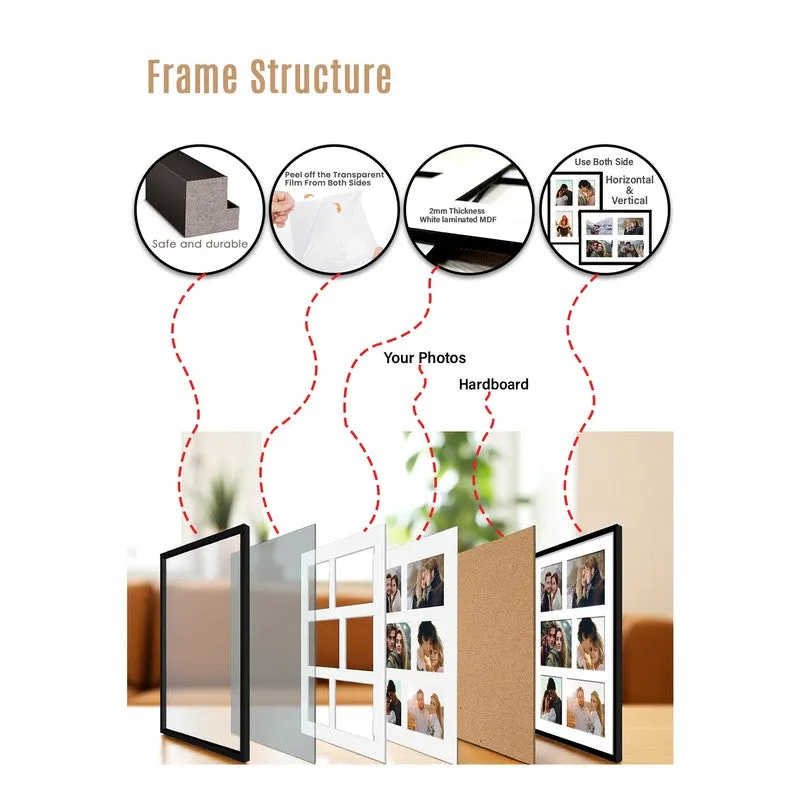 Cherish Collage Photo Frame - Beige media 4