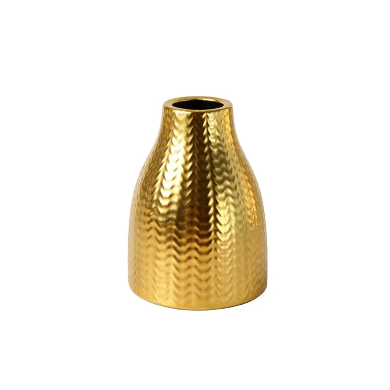 Sculptora Ceramic Vase - Gold media 3