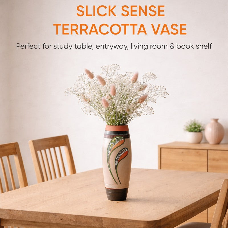 Rachany Handpainted Terracotta Vase media 10