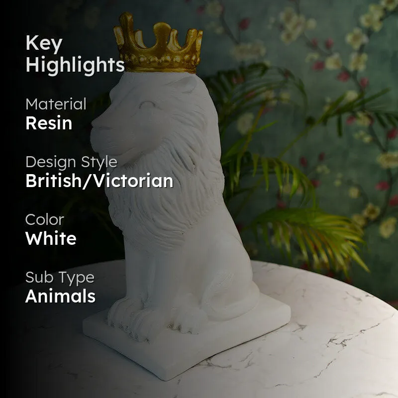Leo Crown Showpiece - White media 2