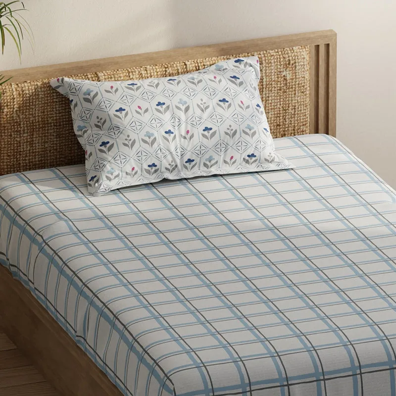 Hadow Geometric Microfiber Bedsheet - 120 GSM media 5