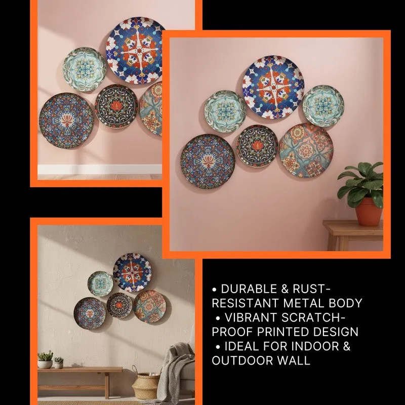 Timeless Mughal Wall Plates - Set of Five media 8
