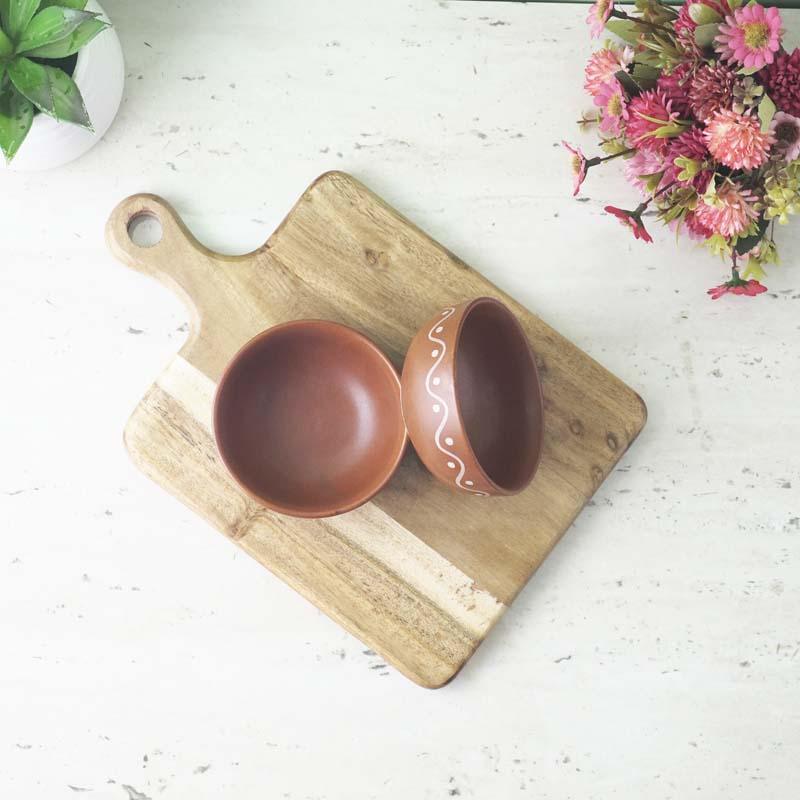 Alpana Ceramic Serving Bowl - Set Of Two media 4