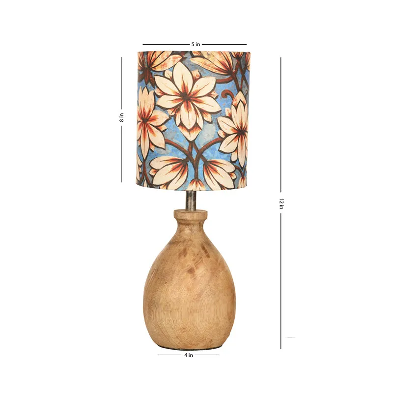 Bleu Flora Kumbha Fabric Table Lamp - Multicolor media 6