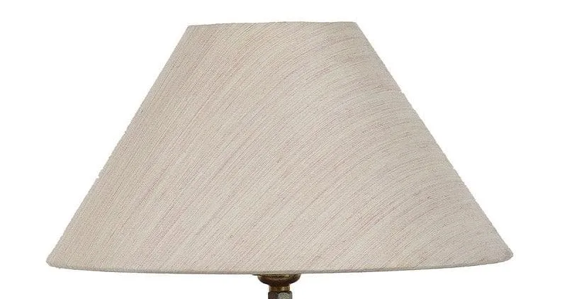 Sandiera Criss Cross Fabric Table Lamp - White,Brown media 4