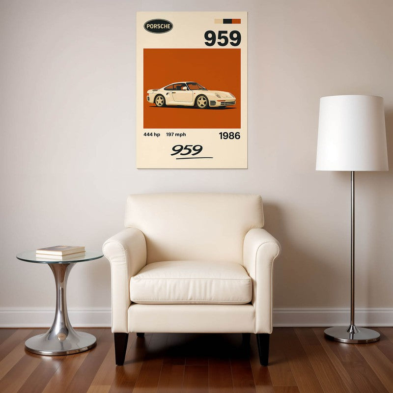 Porsche 959 Legend Wall Poster
