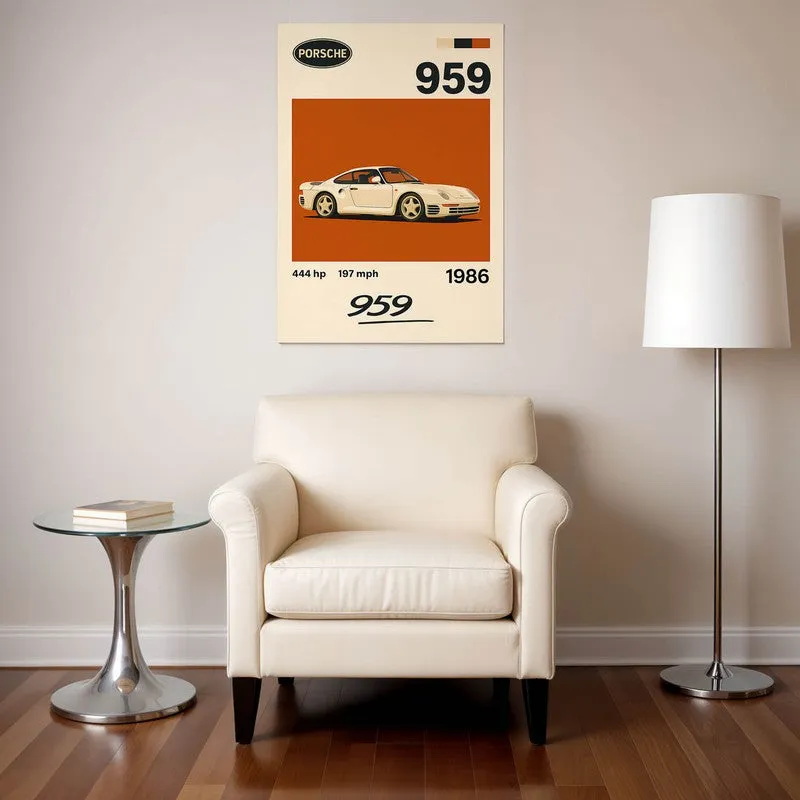 Porsche 959 Legend Wall Poster media 1