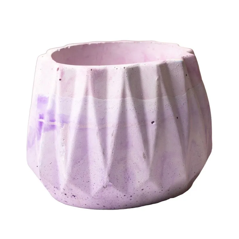 Drovo Round Planter - Pink media 4
