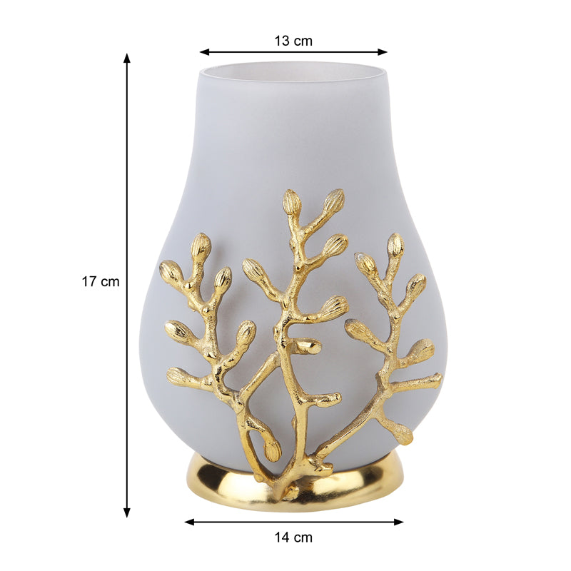 Roscoe Branched Glass Vase - Grey media 6