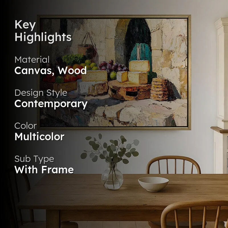 Harvest Canvas Wall Painting With Frame media 2
