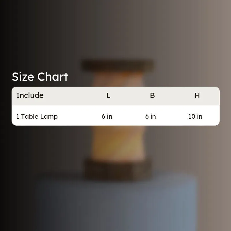 Fig Living Foldplay Cotton Table Lamp - Ivory,Brown media 13