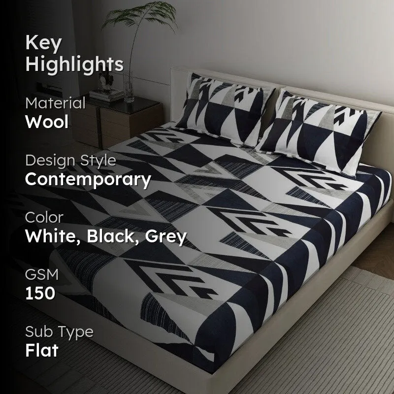 PrismPat Woolen Bedsheet - 150 GSM media 2