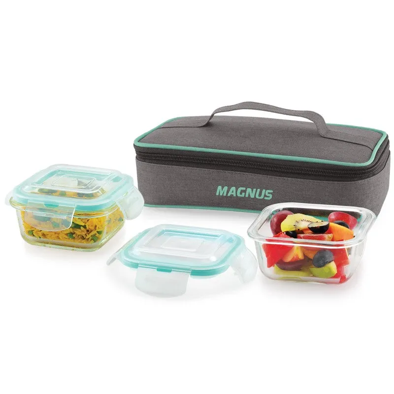 Tifflo Fresh Lunch Box with Lunch Bag - Three Piece Set media 3