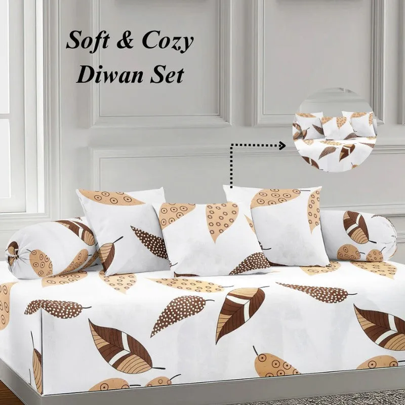 Virexa Printed Diwan Set - Six Piece Set media 5