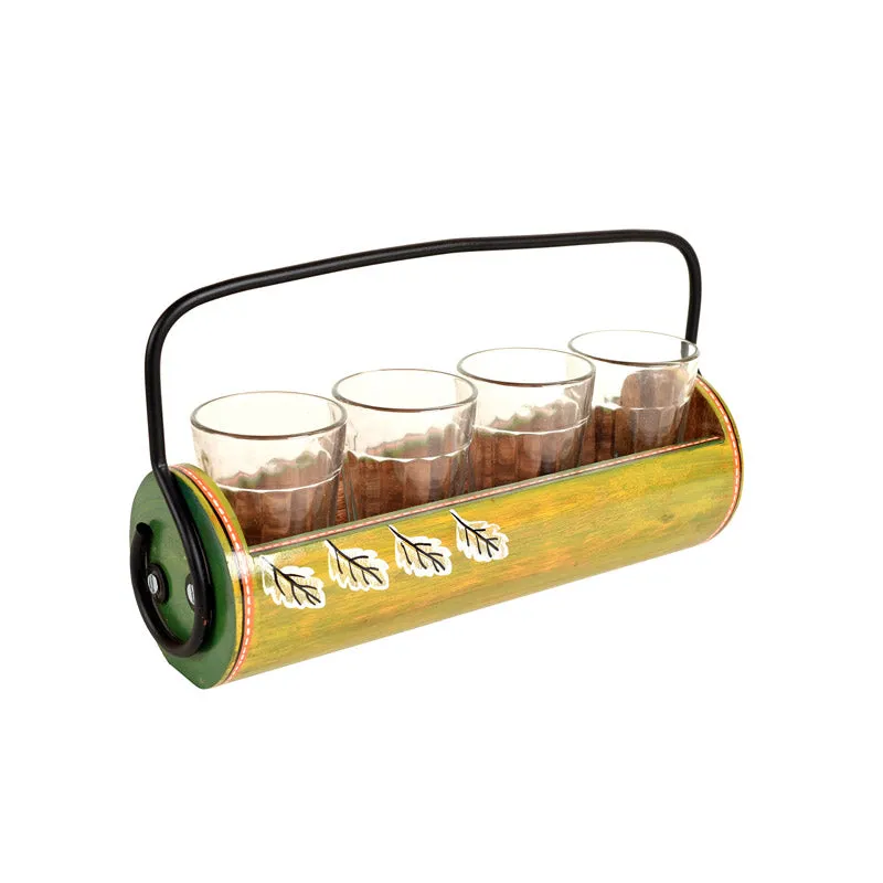 Sarish Glass With Holder (85 ML Each) - Five Piece Set media 3