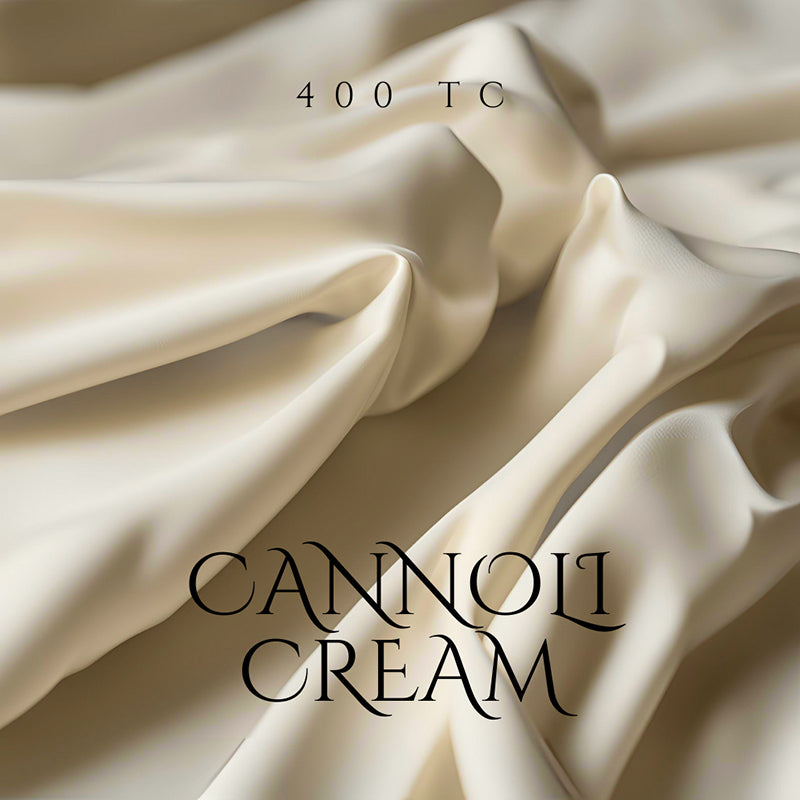 Moonweave Solid Cotton Bedsheet (Ivory) - 400 TC media 6
