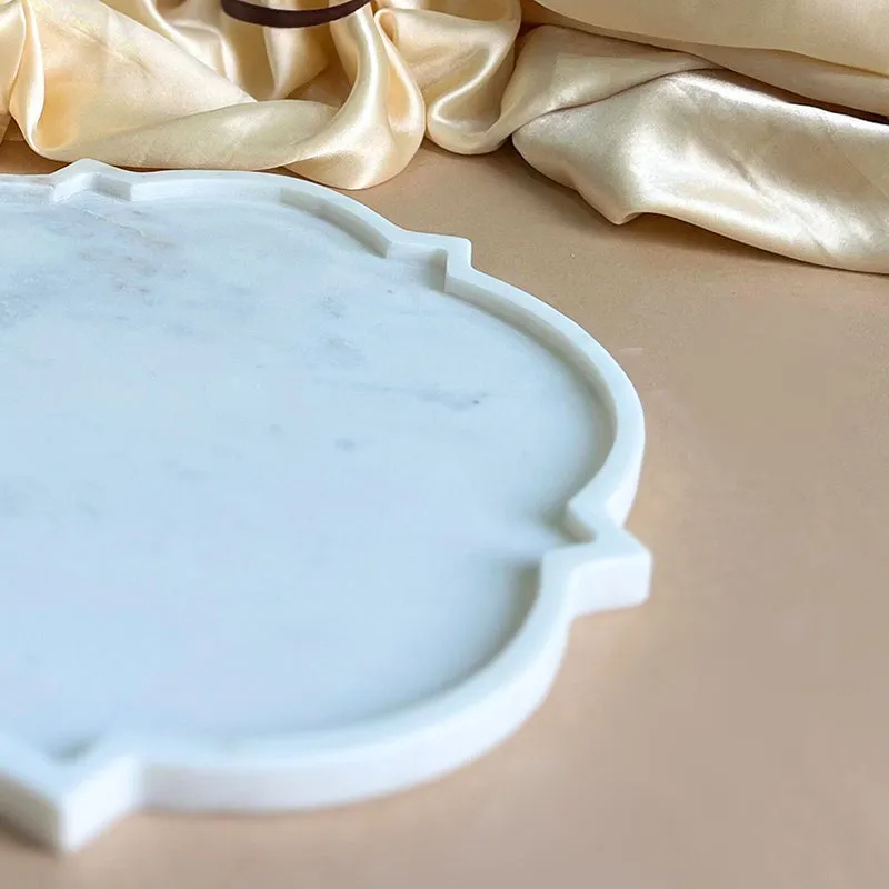 Marbre Floral Marble Platter media 6