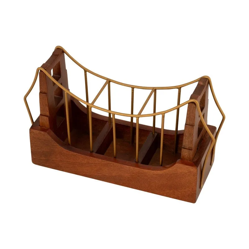Golden Gate Wooden Cutlery Holder media 5