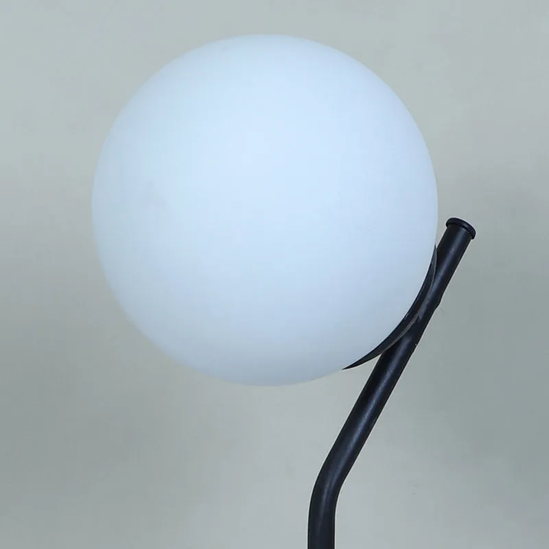 Mignon Solid Iron Moon LED Table Lamp - White,Black media 6