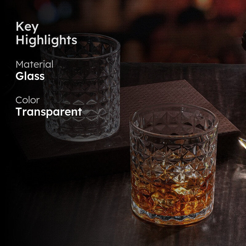 Cavra Clear Whiskey Glasses (330 mL Each) - Set Of Two media 2