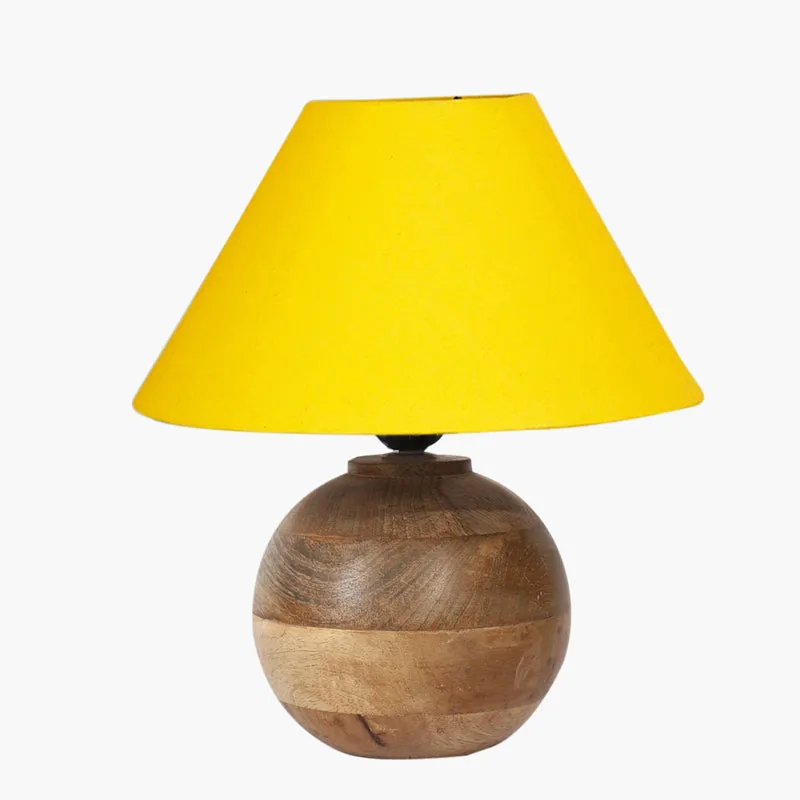 Cotin II Orb Cotton Table Lamp - Yellow,Brown media 6