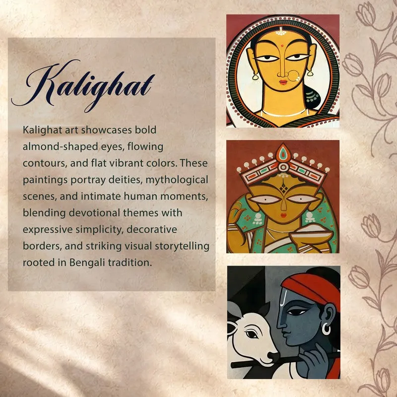 Bengal Folk Woman Canvas Wall Art & Paintings media 6