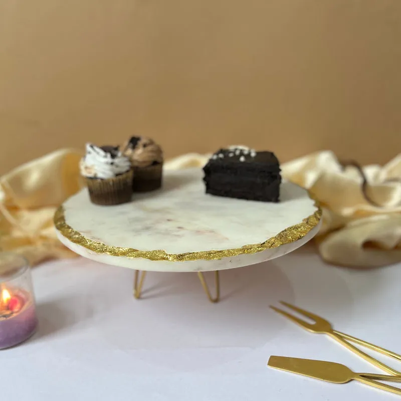 Evie Marble Cake Stand media 3