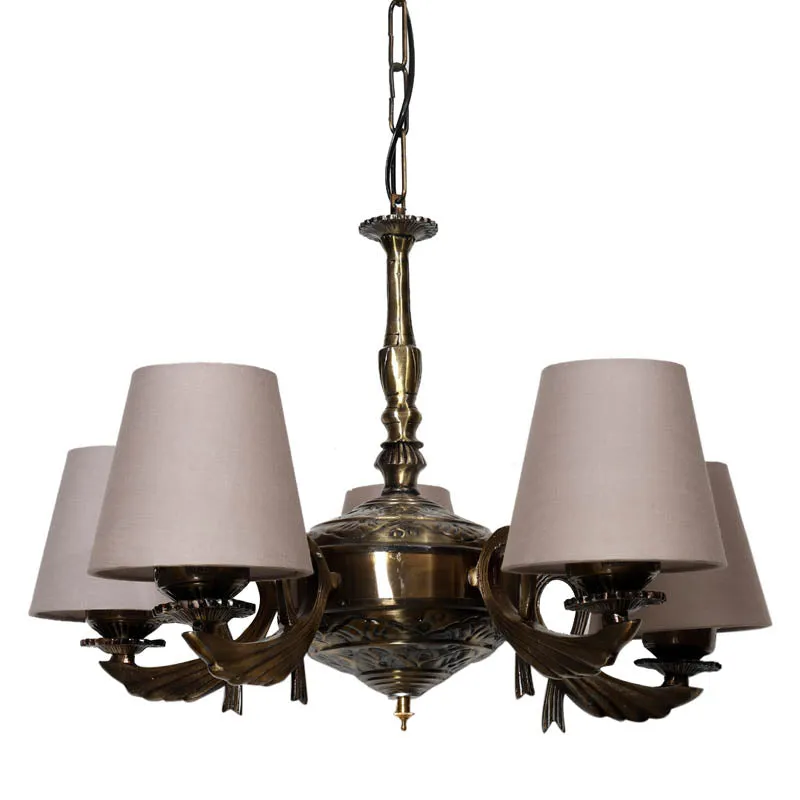 Ziemia Conical Golden Antique Ceiling Lamp media 4