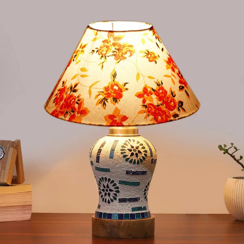 Sonara Fleur Cone Wooden Table Lamp - Multicolor media 3