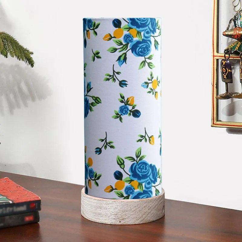 Alba Ocra Tower Wooden Table Lamp - Multicolor media 8